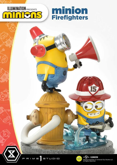 Prime Collectible Figure - Minion - Firefighter (Prime 1 Studio)ㅤ – Prime 1 Studio – ActionFigureBrasil — embalagem
