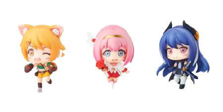 Princess Connect! Re:Dive - Harusaki Hiyori - Shijo Rei - Kusano Yui (Apex Innovation, beBOX)ㅤ – beBOX – ActionFigureBrasil