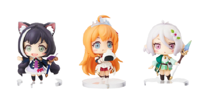 Princess Connect! Re:Dive - Natsume Kokoro - Eustiana von Astraea - Momochi Kiruya (Apex Innovation, beBOX)ㅤ – beBOX – ActionFigureBrasil