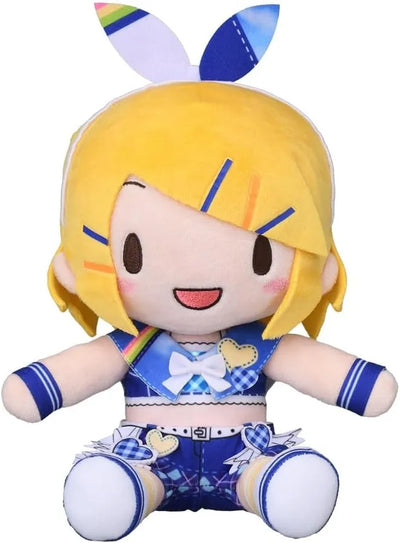 Project Sekai: Colorful Stage! feat. Hatsune Miku - Kagamine Rin - Fuwa Puchi - Fuwa Puchi Nuigurumi - "Stage no Sekai no Kagamine Rin ‐ Koko Kara RE:START!-", M (SEGA)ㅤ – SEGA – ActionFigureBrasil