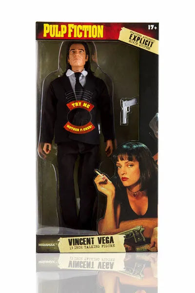 Pulp Fiction - John Travolta Vincent Vega 13inch Talking Figureㅤ – Beeline Creative – ActionFigureBrasil