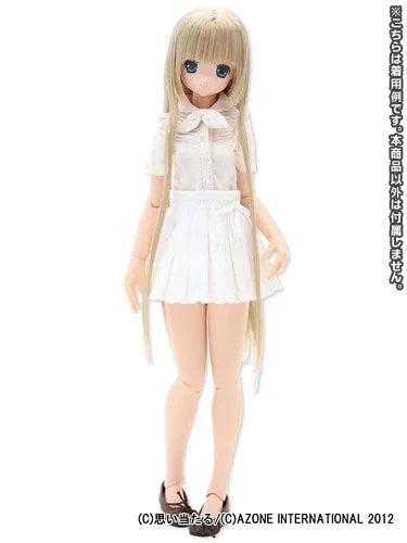 Pure Neemo M - Sarah's A La Mode Ribbon Pleated Skirt / White (DOLL ACCESSORY)ㅤ – Azone International – ActionFigureBrasil