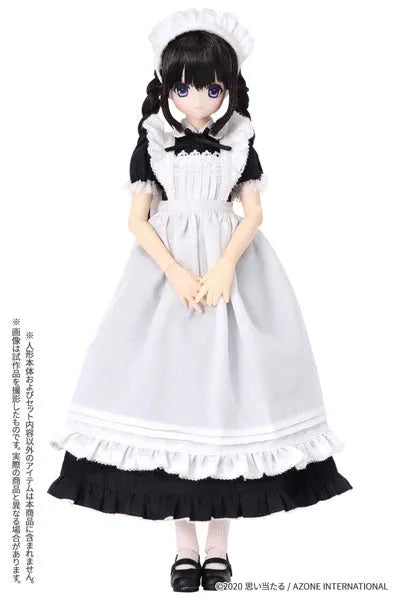 Pure Neemo Wear 1/6 PNS Classical Long Maid Outfit (Short Sleeves) Set Black (DOLL ACCESSORY)ㅤ – Azone International – ActionFigureBrasil