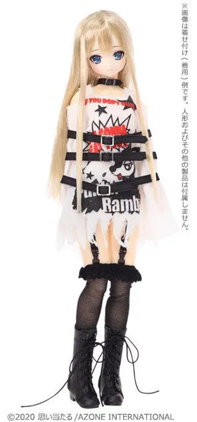 Pure Neemo Wear 1/6 PNS Punk*Banbi!! Ghost One-piece Dress set White x Black (DOLL ACCESSORY)ㅤ – Azone International – ActionFigureBrasil
