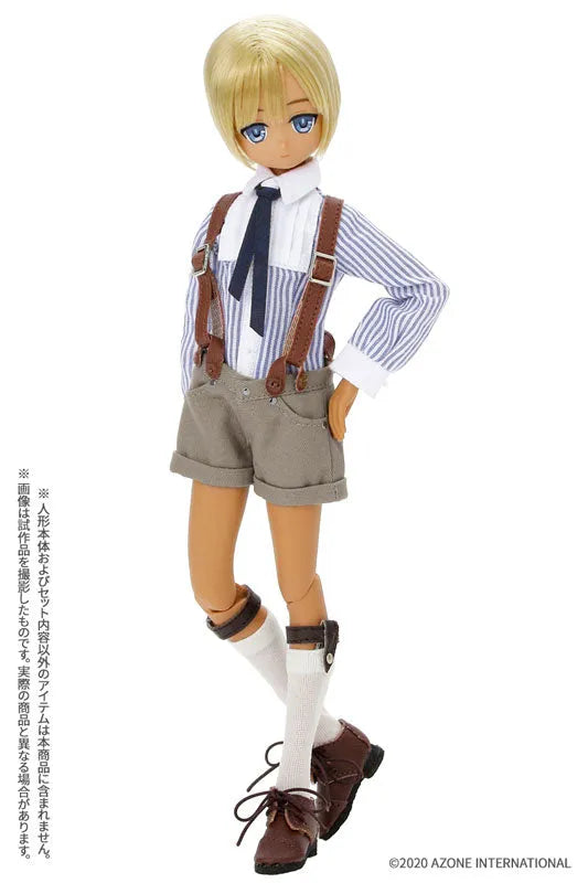 Pure Neemo Wear 1/6 PNXS Hoshi o Ou Shounen set II Navy Stripe x Beigeㅤ – Azone International – ActionFigureBrasil