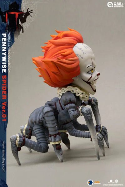 Q-bitz "IT: The End" Pennywise Spider Ver.1ㅤ – Asmus Toys – ActionFigureBrasil — ângulo diferente