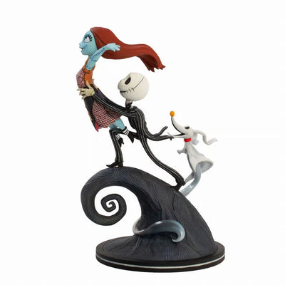 Q-Fig Elite The Nightmare Before Christmas Jack, I'm Flying Sally & Jack & Zeroㅤ – Quantum Mechanix – ActionFigureBrasil
