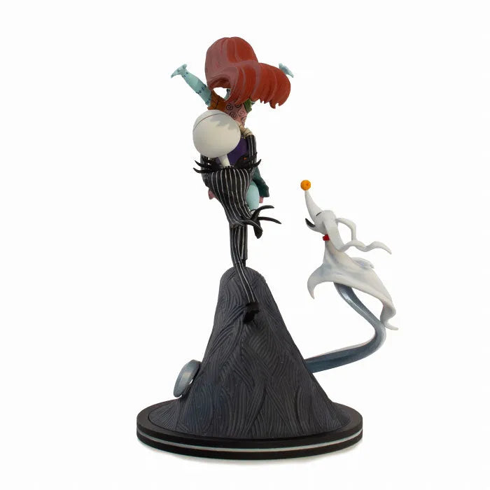 Q-Fig Elite The Nightmare Before Christmas Jack, I'm Flying Sally & Jack & Zeroㅤ – Quantum Mechanix – ActionFigureBrasil