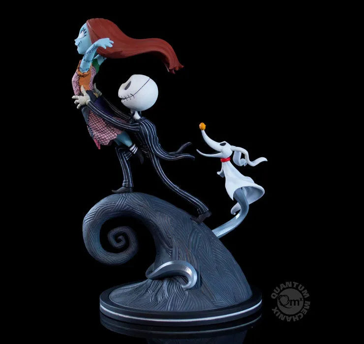 Q-Fig Elite The Nightmare Before Christmas Jack, I'm Flying Sally & Jack & Zeroㅤ – Quantum Mechanix – ActionFigureBrasil