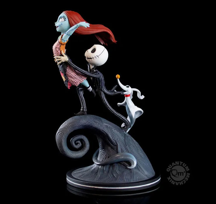 Q-Fig Elite The Nightmare Before Christmas Jack, I'm Flying Sally & Jack & Zeroㅤ – Quantum Mechanix – ActionFigureBrasil