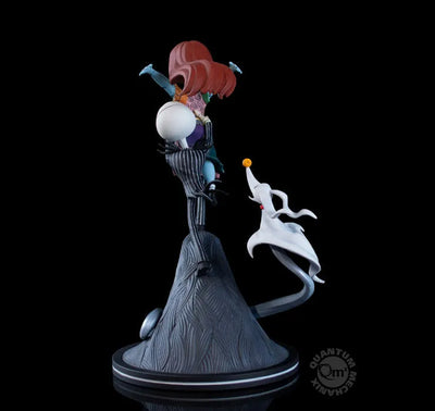 Q-Fig Elite The Nightmare Before Christmas Jack, I'm Flying Sally & Jack & Zeroㅤ – Quantum Mechanix – ActionFigureBrasil — com base expositora