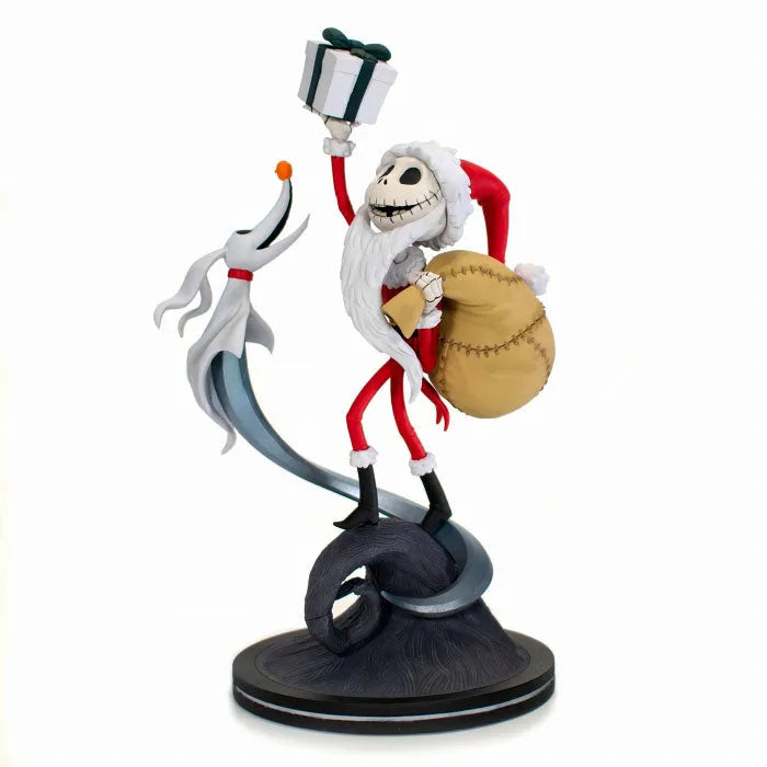 Q-Fig Max Elite The Nightmare Before Christmas: Sandy Claws Jack & Zero PVC Figureㅤ – Quantum Mechanix – ActionFigureBrasil