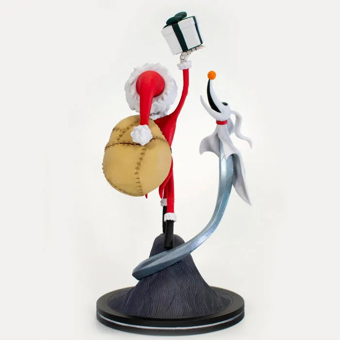Q-Fig Max Elite The Nightmare Before Christmas: Sandy Claws Jack & Zero PVC Figureㅤ – Quantum Mechanix – ActionFigureBrasil