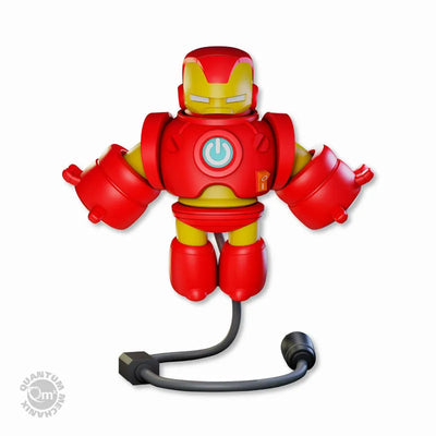 Qrew/ Marvel Comics: Iron Man Art Vinyl Figureㅤ – Quantum Mechanix – ActionFigureBrasil