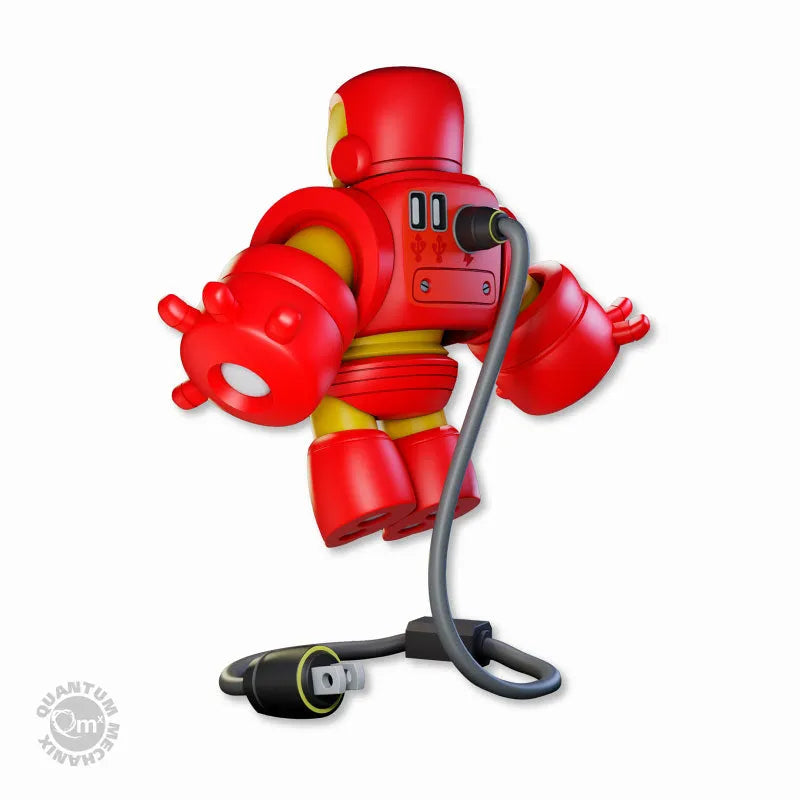 Qrew/ Marvel Comics: Iron Man Art Vinyl Figureㅤ – Quantum Mechanix – ActionFigureBrasil