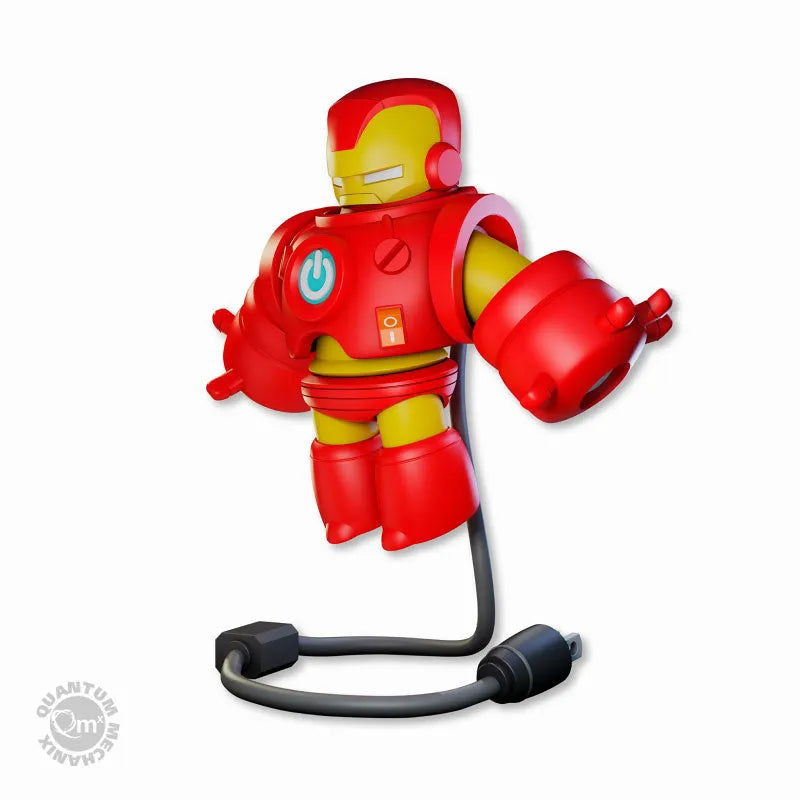 Qrew/ Marvel Comics: Iron Man Art Vinyl Figureㅤ – Quantum Mechanix – ActionFigureBrasil