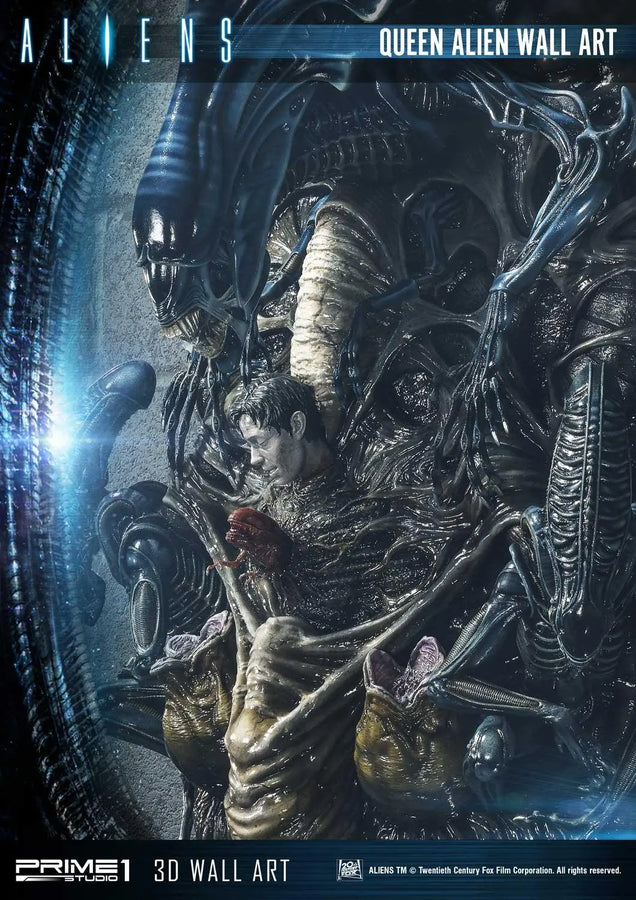 Queen Alien Wall Art (3D Wall Art Edition) Aliens (Film) – Prime1Studio – ActionFigure Brasil