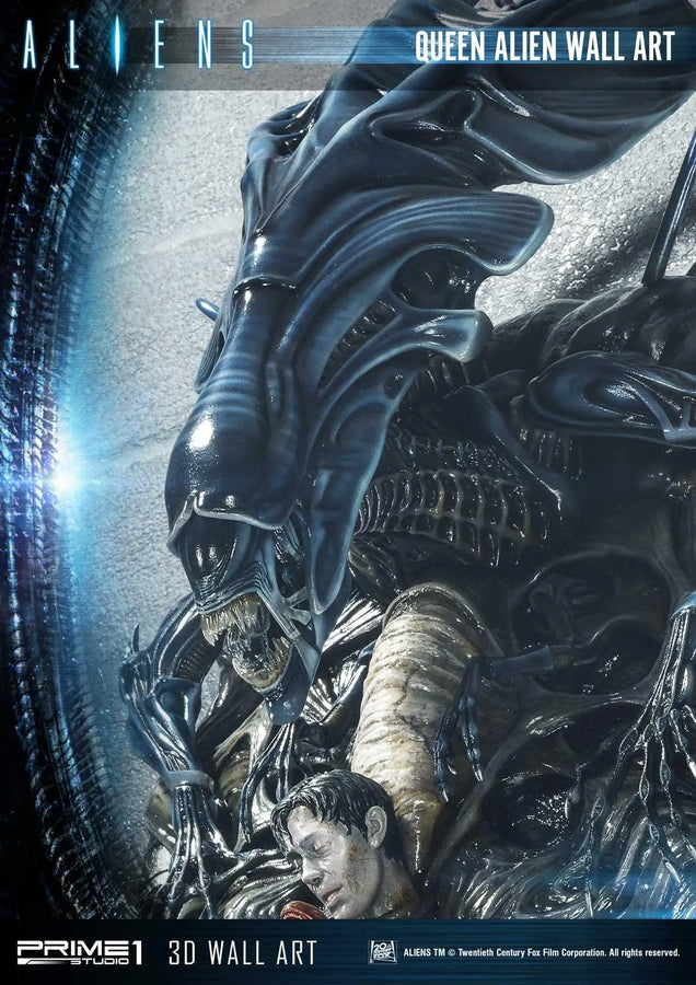 Queen Alien Wall Art (3D Wall Art Edition) Aliens (Film) – Prime1Studio – ActionFigure Brasil