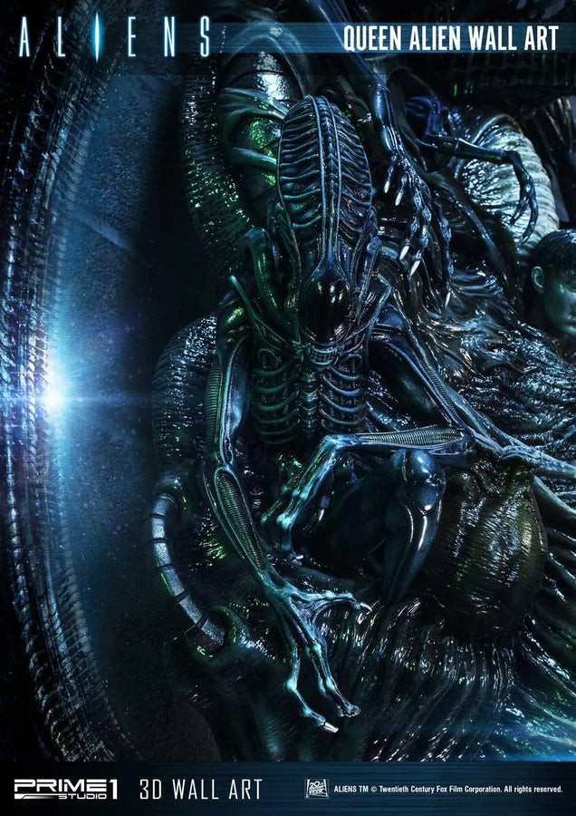 Queen Alien Wall Art (3D Wall Art Edition) Aliens (Film) – Prime1Studio – ActionFigure Brasil
