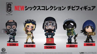 Rainbow Six Siege Six Collection Chibi Figure Series 2 - Set of 5ㅤ – Ubisoft – ActionFigureBrasil