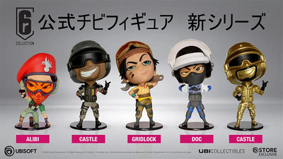 Rainbow Six Siege Six Collection Chibi Figure Series 5 - Set of 5ㅤ – Ubisoft – ActionFigureBrasil
