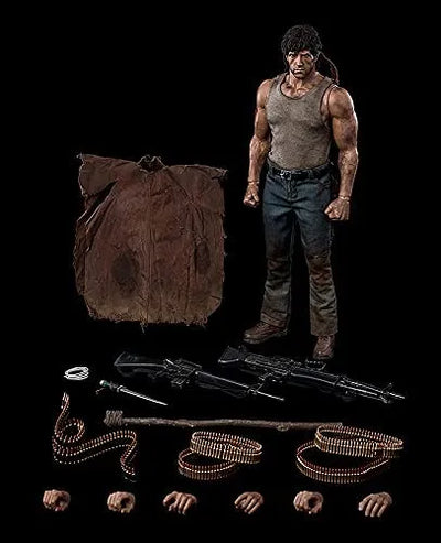 Rambo: First Blood - John Rambo - 1/6 (threezero)ㅤ – ThreeZero – ActionFigureBrasil — ângulo diferente
