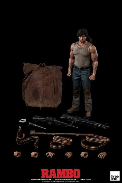 Rambo: First Blood – Threezero – ActionFigure Brasil — acessórios