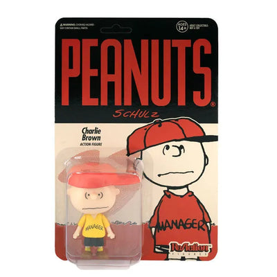 Re Action 3.75 Inch, Action Figure "Peanuts" Series 2 Charlie Brown (Manager Ver.)ㅤ – Super7 – ActionFigureBrasil