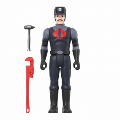 Re Action / G.I. Joe WAVE 3: Snakeling Cobra Recruit Mustache ver.Aㅤ – Super7 – ActionFigureBrasil