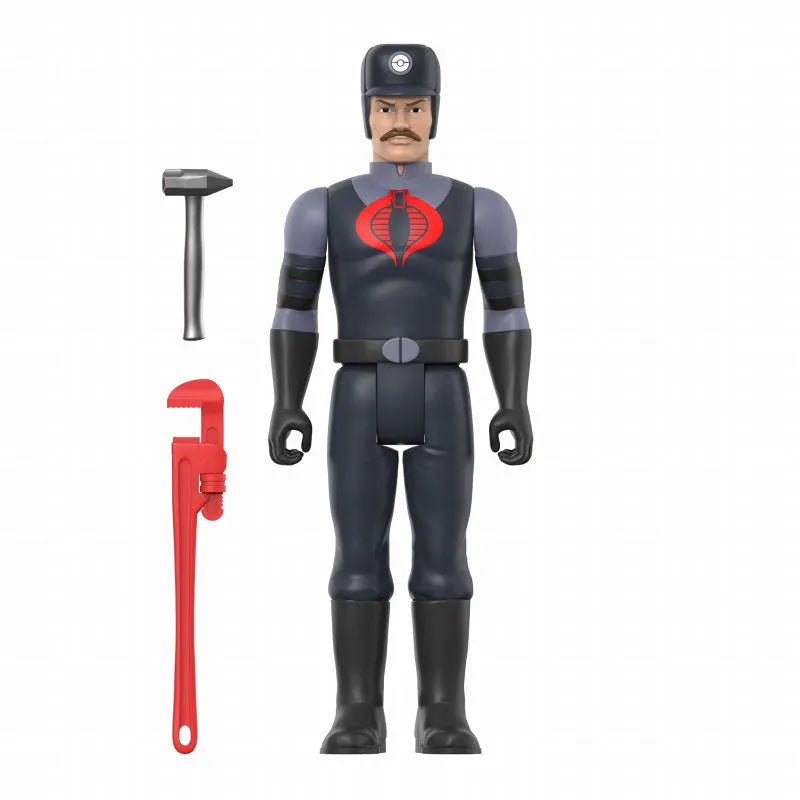 Re Action / G.I. Joe WAVE 3: Snakeling Cobra Recruit Mustache ver.Bㅤ – Super7 – ActionFigureBrasil