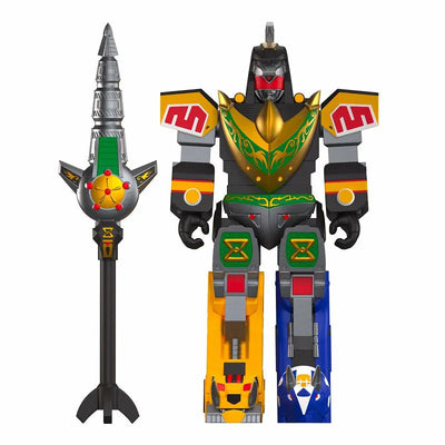 Re Action / Mighty Morphin Power Rangers: Mega Dragonzordㅤ – Super7 – ActionFigureBrasil