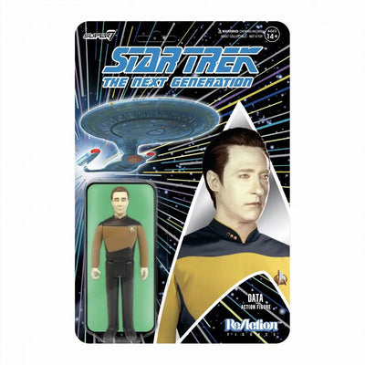 Re Action / New Star Trek (Next Generation): Dataㅤ – Super7 – ActionFigureBrasil