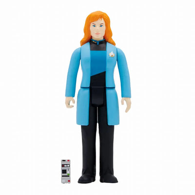 Re Action / Star Trek (Next Generation): Beverly Crusherㅤ – Super7 – ActionFigureBrasil