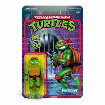 Re Action / Teenage Mutant Ninja Turtles TMNT: Raphaelㅤ – Super7 – ActionFigureBrasil