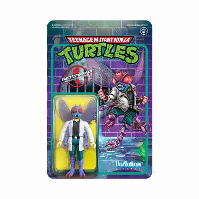 Re Action / Teenage Mutant Ninja Turtles TMNT WAVE2: Baxter Stockmanㅤ – Super7 – ActionFigureBrasil — ângulo diferente