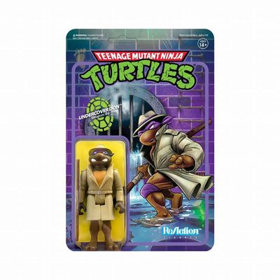 Re Action / Teenage Mutant Ninja Turtles TMNT WAVE2: Donatello (Trench Coat Ver.)ㅤ – Super7 – ActionFigureBrasil — ângulo diferente