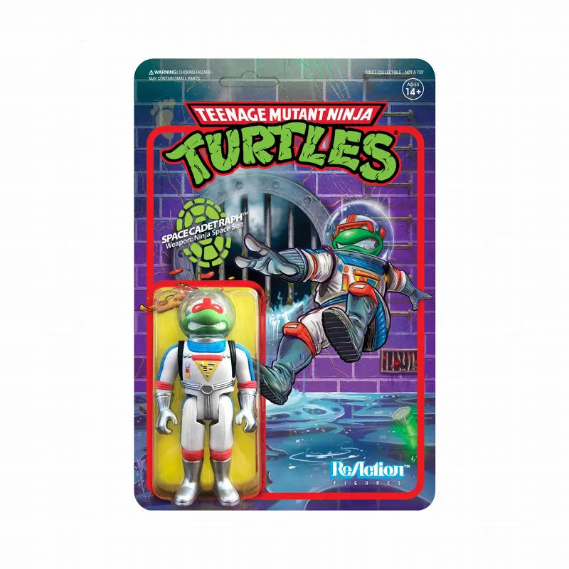 Re Action / Teenage Mutant Ninja Turtles TMNT WAVE2: Raphael (Space Cadet Ver.)ㅤ – Super7 – ActionFigureBrasil