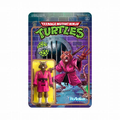 Re Action / Teenage Mutant Ninja Turtles TMNT WAVE2: Splinter Masterㅤ – Super7 – ActionFigureBrasil — ângulo diferente