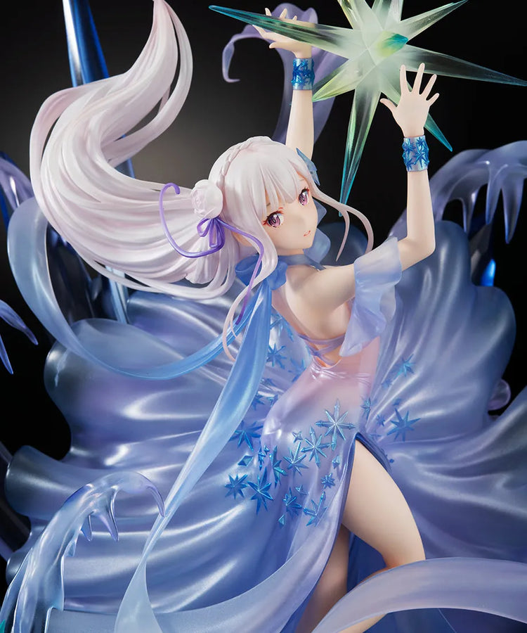 Re:Zero kara Hajimeru Isekai Seikatsu - Emilia - 1/7 - Shibuya Scramble Crystal Dress Ver. (Alpha Satellite, eStream) [Shop Exclusive]ㅤ – Alpha Satellite – ActionFigureBrasil