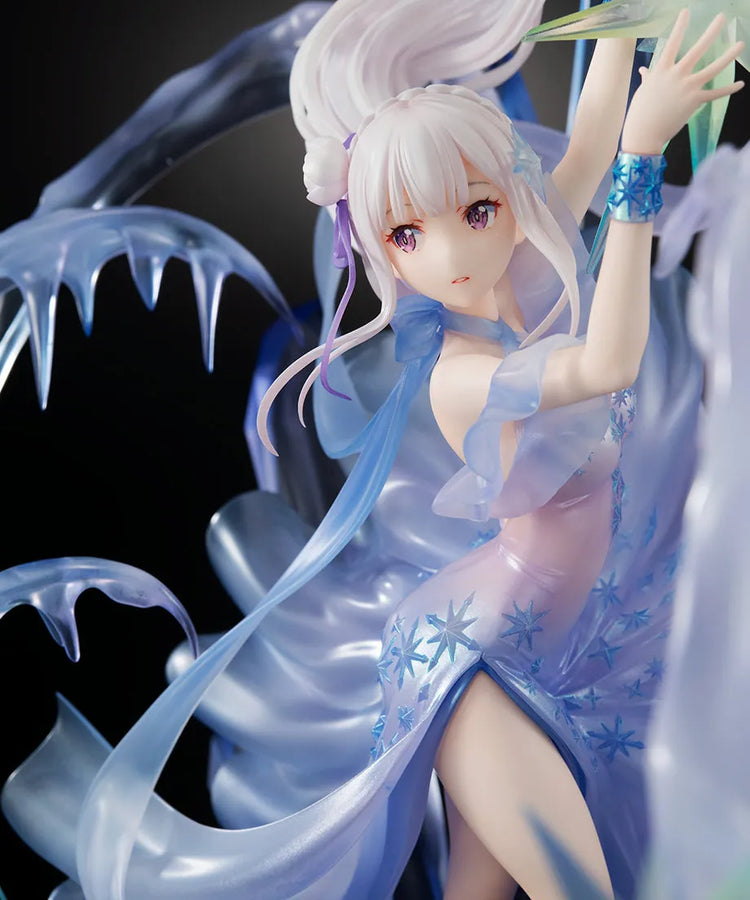 Re:Zero kara Hajimeru Isekai Seikatsu - Emilia - 1/7 - Shibuya Scramble Crystal Dress Ver. (Alpha Satellite, eStream) [Shop Exclusive]ㅤ – Alpha Satellite – ActionFigureBrasil