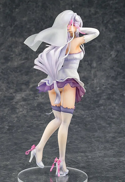 Re:Zero kara Hajimeru Isekai Seikatsu - Emilia - 1/7 - Wedding Ver. - 2024 Re-release (Phat Company)ㅤ – Phat Company – ActionFigureBrasil — ambientada