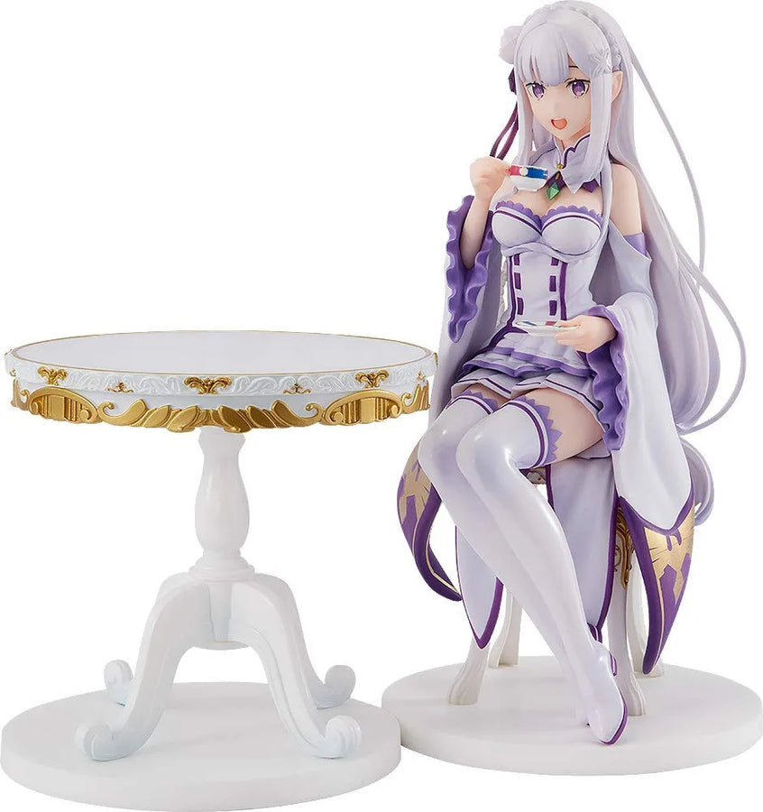 Re:Zero kara Hajimeru Isekai Seikatsu - Emilia - KD Colle - 1/7 - Tea Party Ver. - 2022 Re-release (Kadokawa)ㅤ – Kadokawa – ActionFigureBrasil