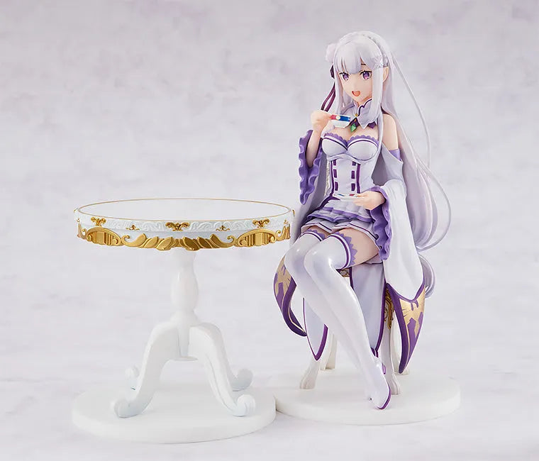 Re:Zero kara Hajimeru Isekai Seikatsu - Emilia - KD Colle - 1/7 - Tea Party Ver. - 2022 Re-release (Kadokawa)ㅤ – Kadokawa – ActionFigureBrasil