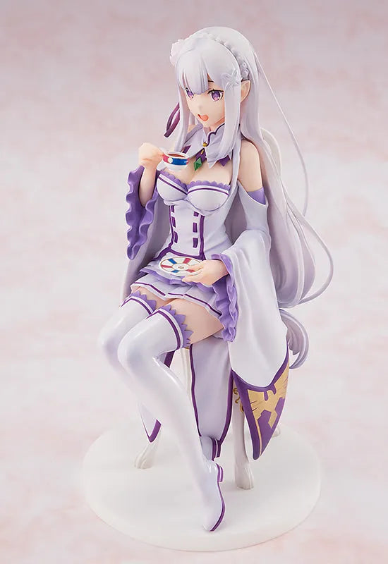Re:Zero kara Hajimeru Isekai Seikatsu - Emilia - KD Colle - 1/7 - Tea Party Ver. - 2022 Re-release (Kadokawa)ㅤ – Kadokawa – ActionFigureBrasil