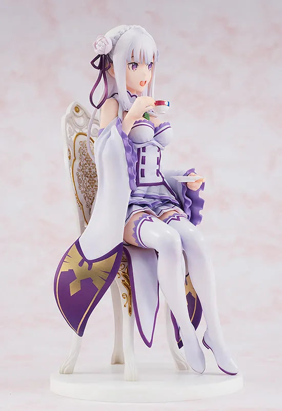 Re:Zero kara Hajimeru Isekai Seikatsu - Emilia - KD Colle - 1/7 - Tea Party Ver. - 2022 Re-release (Kadokawa)ㅤ – Kadokawa – ActionFigureBrasil