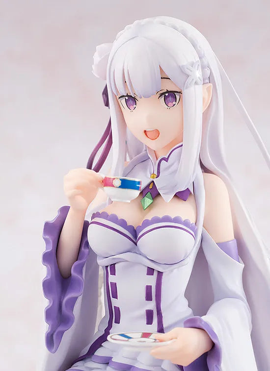 Re:Zero kara Hajimeru Isekai Seikatsu - Emilia - KD Colle - 1/7 - Tea Party Ver. - 2022 Re-release (Kadokawa)ㅤ – Kadokawa – ActionFigureBrasil