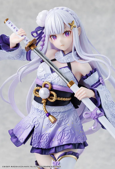 Re:Zero kara Hajimeru Isekai Seikatsu - Emilia - KDcolle - 1/7 - Combat Outfit Ver. (Kadokawa)ㅤ – Kadokawa – ActionFigureBrasil — com base expositora