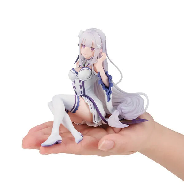 Re:Zero kara Hajimeru Isekai Seikatsu - Emilia - Melty Princess - Tenohira - 2026 Re-release (MegaHouse)ㅤ – MegaHouse – ActionFigureBrasil