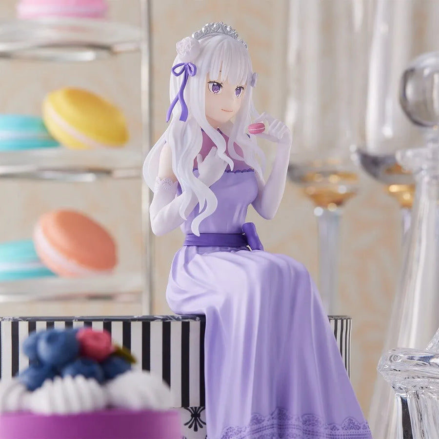 Re:Zero kara Hajimeru Isekai Seikatsu - Emilia - Premium Chokonose Figure - Lost in Memories, Dressed-Up Party Ver. (SEGA)ㅤ – SEGA – ActionFigureBrasil