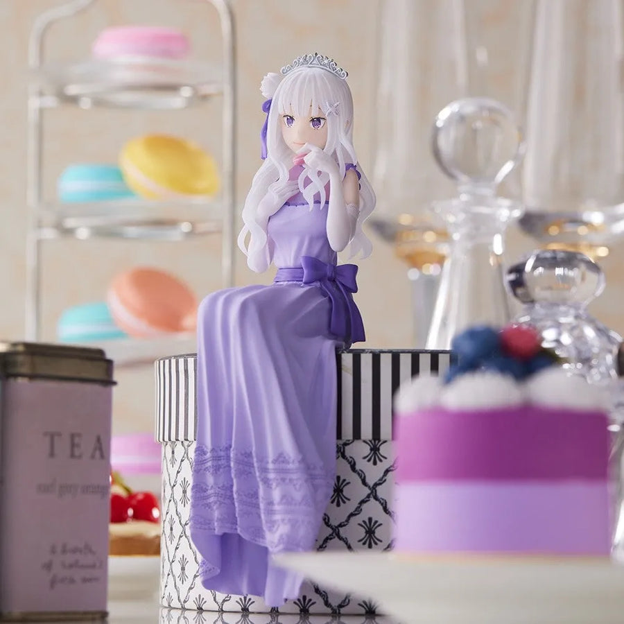 Re:Zero kara Hajimeru Isekai Seikatsu - Emilia - Premium Chokonose Figure - Lost in Memories, Dressed-Up Party Ver. (SEGA)ㅤ – SEGA – ActionFigureBrasil